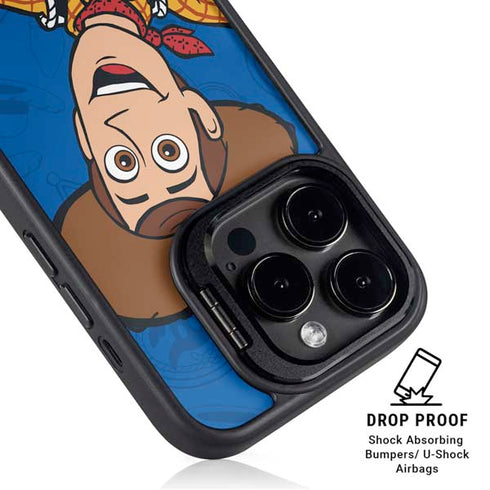 Disney Toy Story Sheriff Woody iPhone 15 Pro Kickstand Case